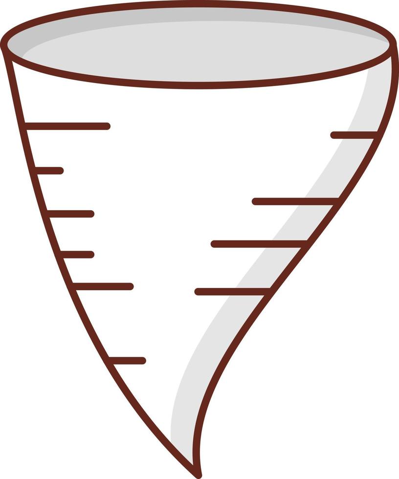 ilustração vetorial de furacão em um fundo transparente. símbolos de qualidade premium. ícone de cor plana de linha vetorial para conceito e design gráfico. vetor