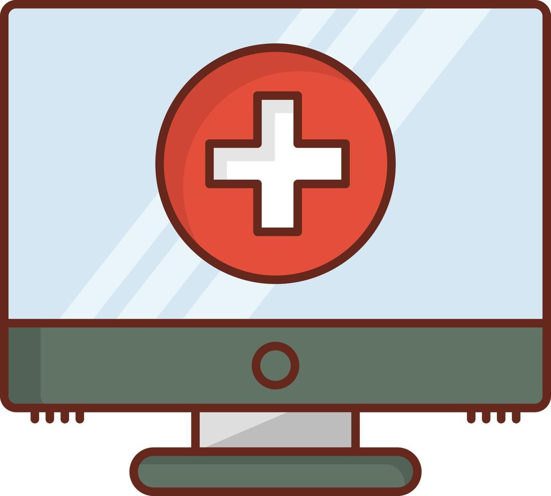 ilustração vetorial médica em um fundo transparente. símbolos de qualidade premium. ícone de cor plana de linha de vetor para conceito e design gráfico.