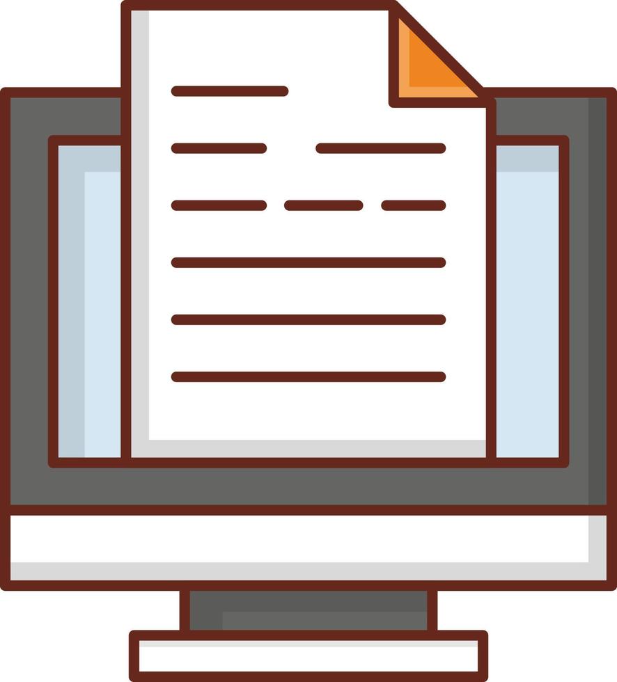 ilustração vetorial de arquivo em um fundo transparente. símbolos de qualidade premium. ícone de cor plana de linha de vetor para conceito e design gráfico.