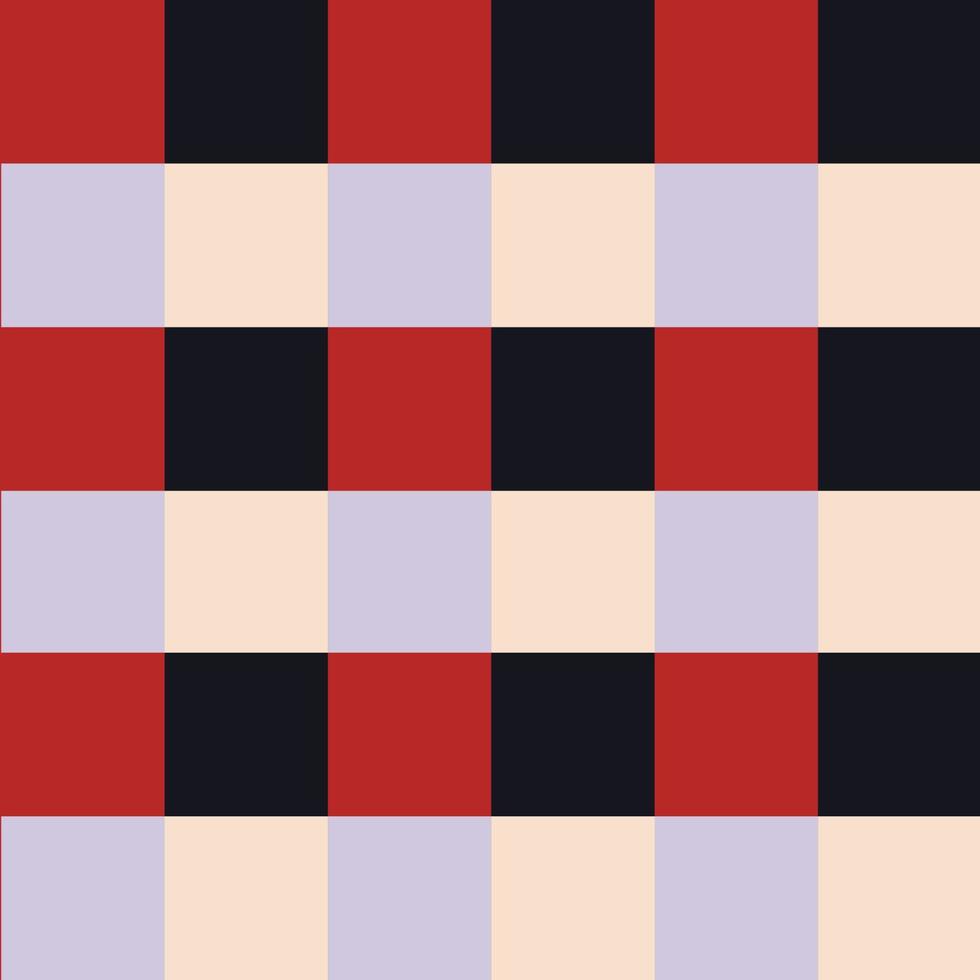fundo de tabuleiro de xadrez vermelho violeta vetor