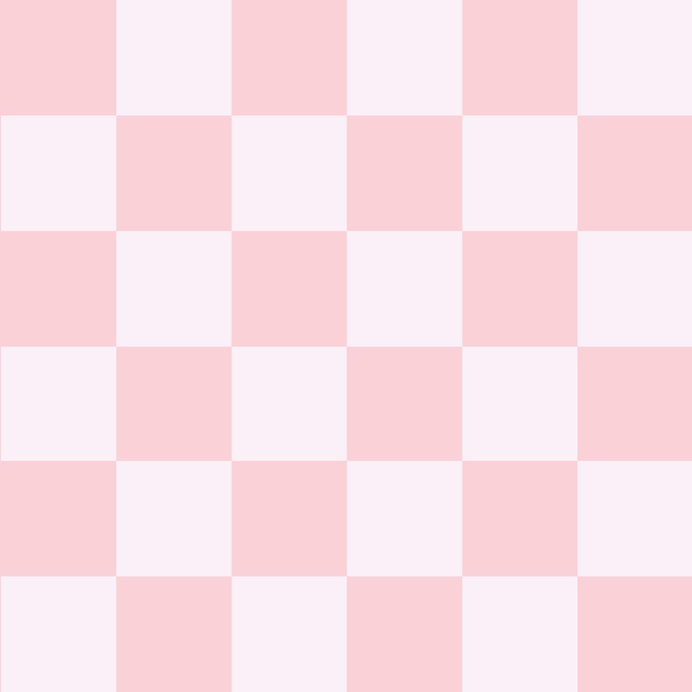 fundo de tabuleiro de xadrez branco rosa vetor