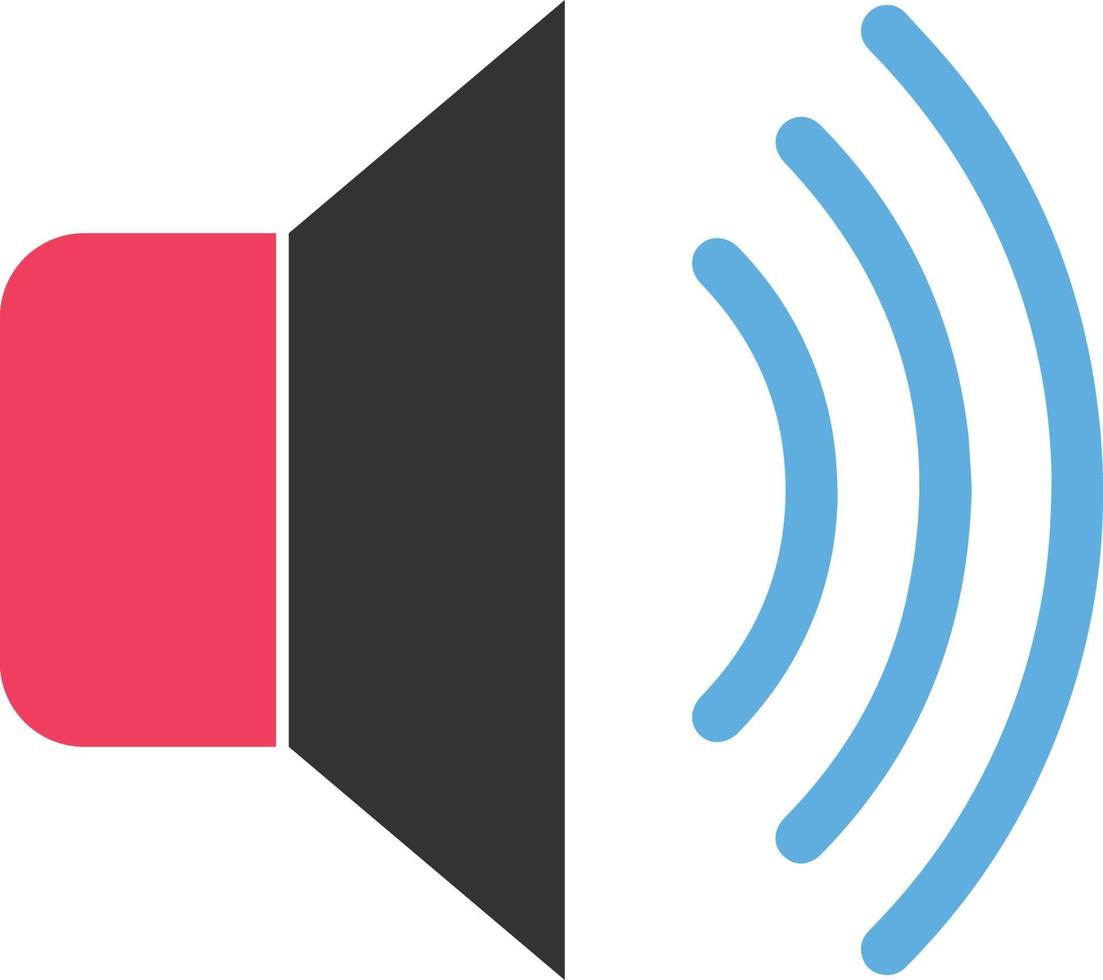 design de ícone de alto-falante vetor