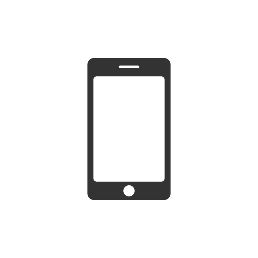 ícone de smartphone isolado no fundo branco. vetor eps10