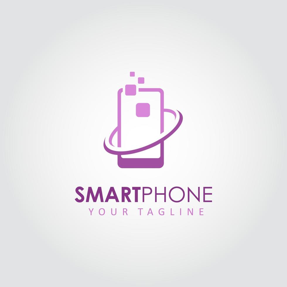 vetor de design de logotipo de smartphone. adequado para o logotipo da sua empresa