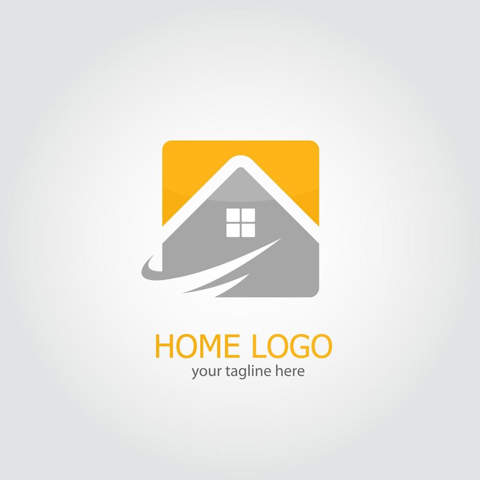 vetor de design de logotipo em casa. adequado para o logotipo da sua empresa