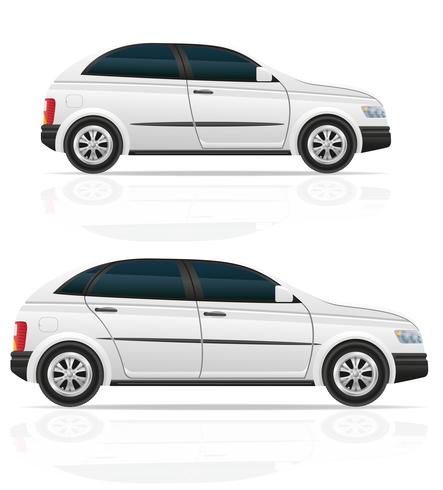 ilustração em vetor carro hatchback