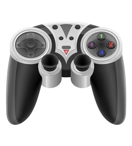 joystick para ilustração em vetor de consola de jogos EPS 10