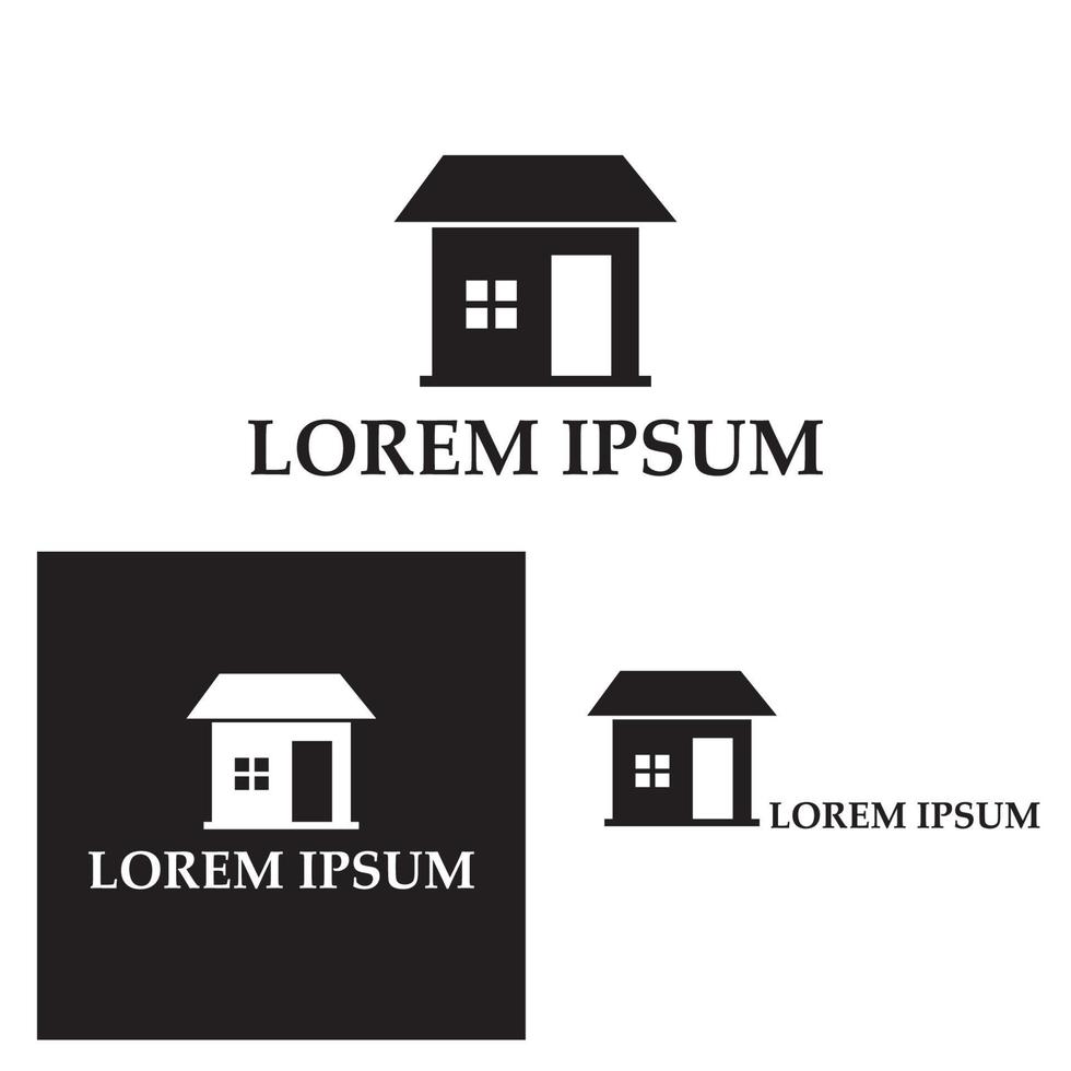 ícone de casa ou logotipo isolado símbolo ilustração vetorial - coleção de ícones vetoriais de estilo preto de alta qualidade vetor