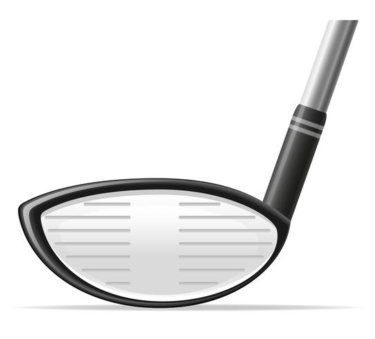 ilustração do vetor de clube de golfe