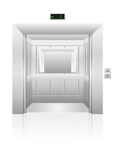 ilustração de estoque vetorial de elevador de passageiros vetor