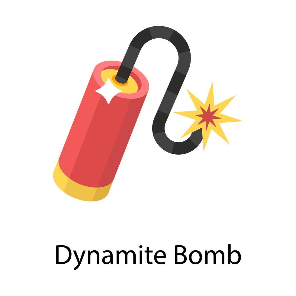 conceitos de bomba de dinamite vetor