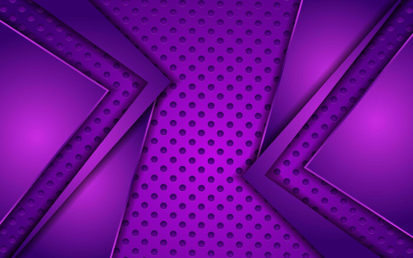 fundo roxo escuro futurista abstrato com linhas brilhantes vetor