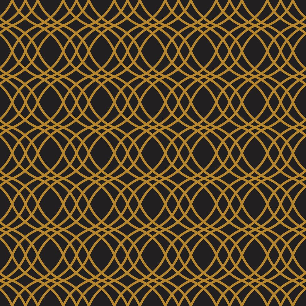 design de vetor de fundo de material de padrão sem costura de estilo vintage de onda elegante