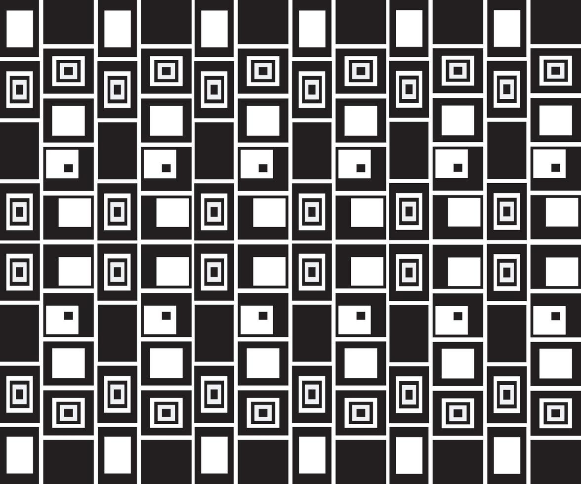 fundo abstrato geométrico preto e branco de quadrados vetor