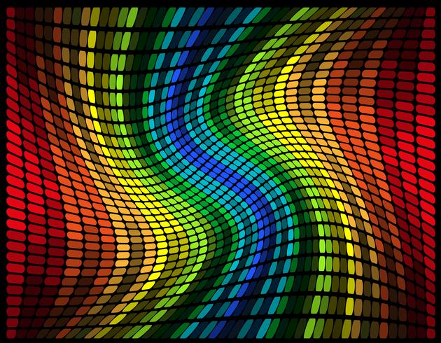 ilustração em vetor abstrato multicolorido equalizador gráfico