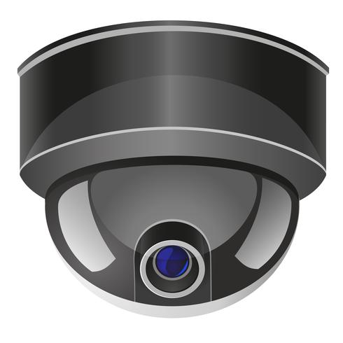 ilustração em vetor câmera de vigilância por vídeo