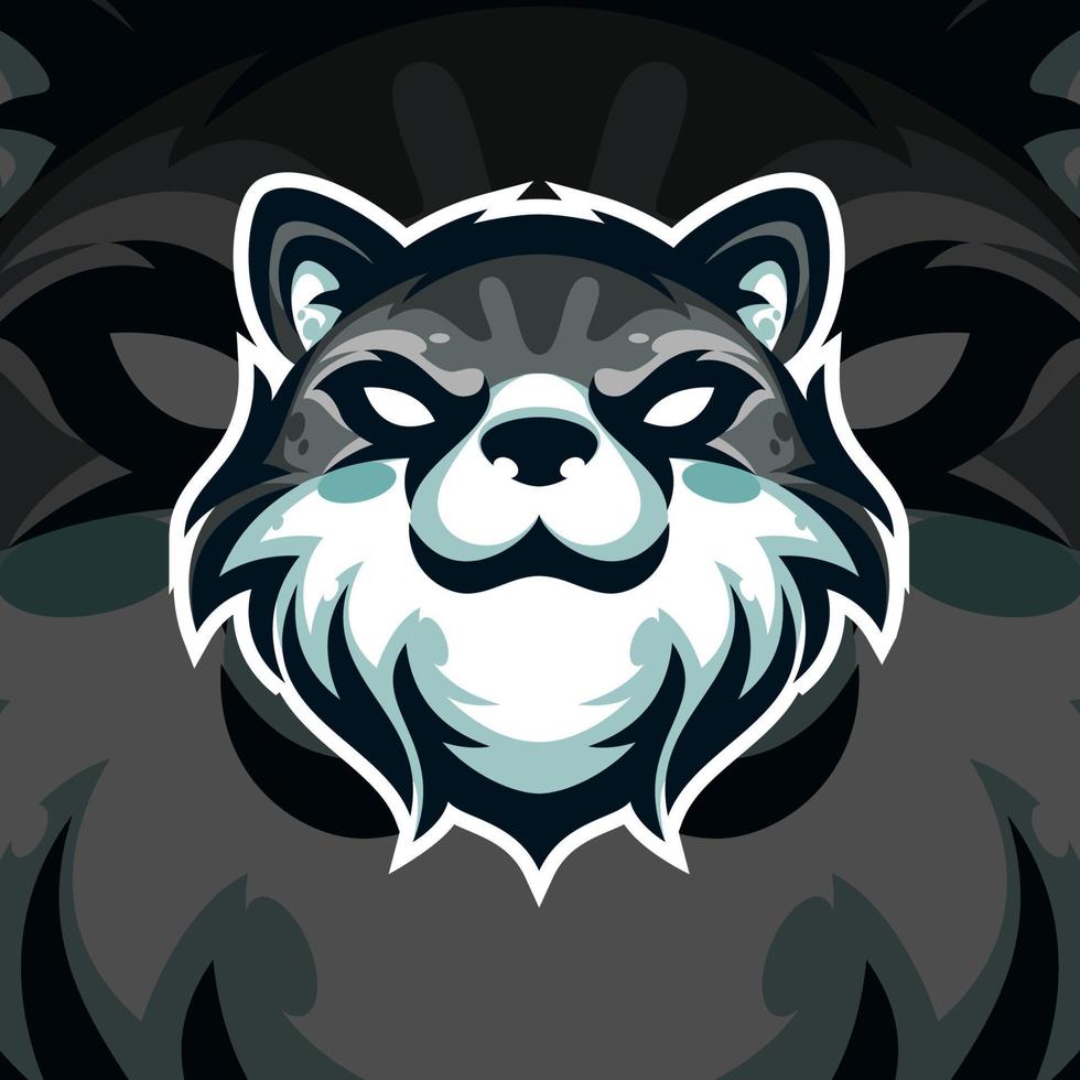 Ícone do personagem gato mágico do logotipo esport