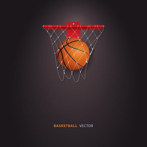 Ilustração de basquete vetor