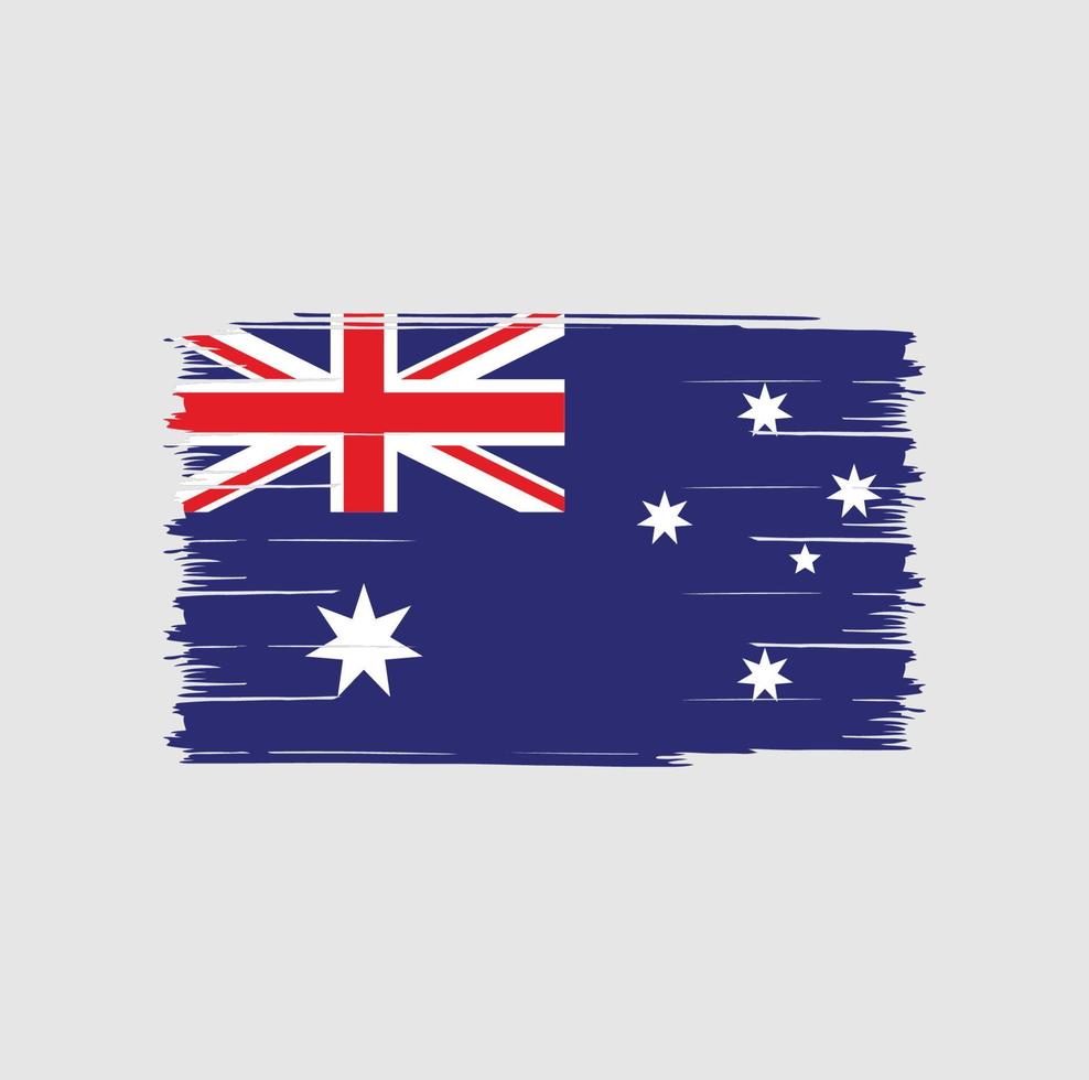 escova bandeira austrália vetor