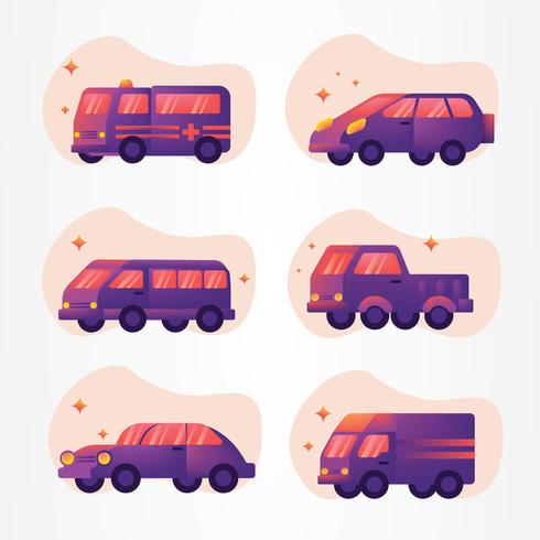 Transporte Clipart Vector Pack