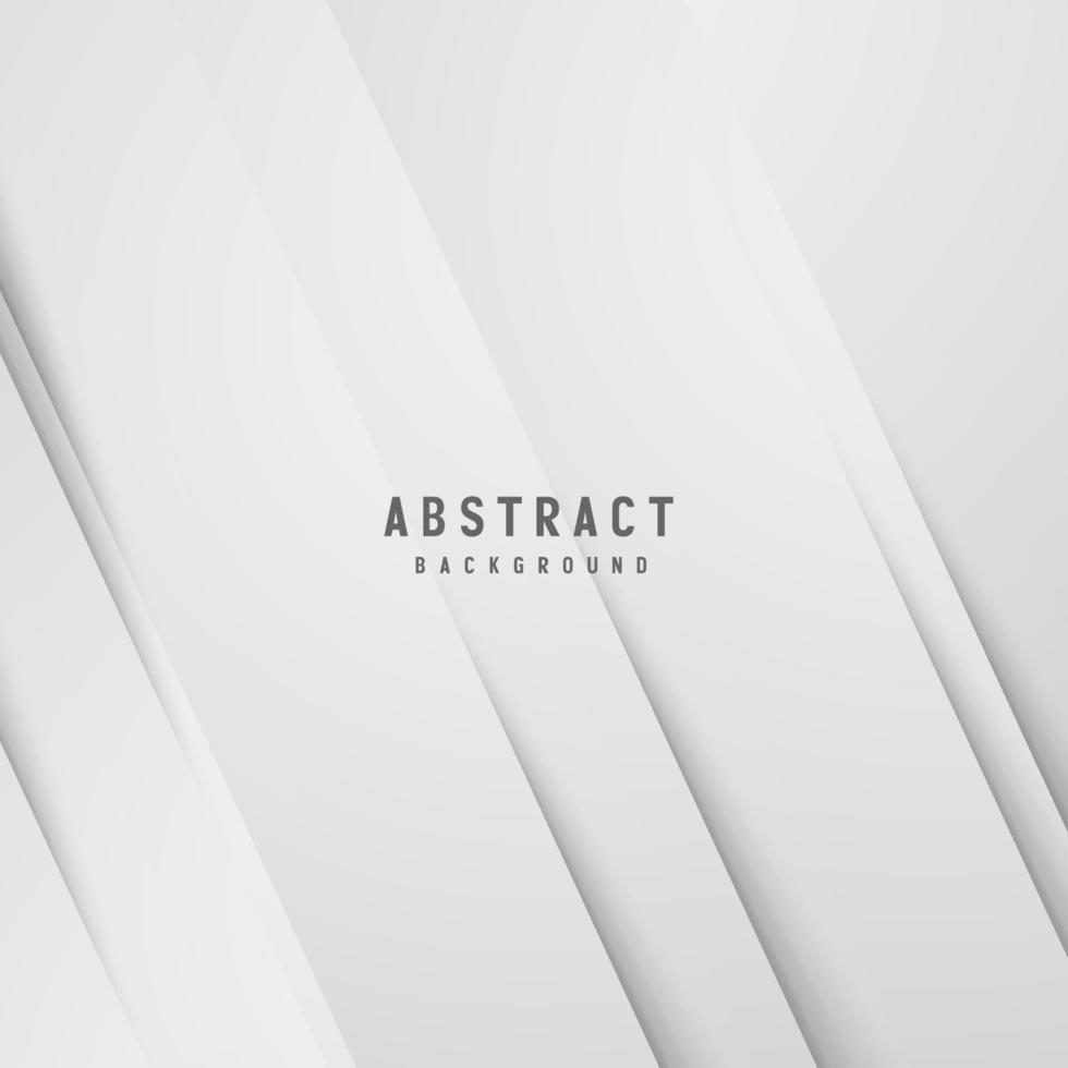 banner abstrato geométrico branco e cinza cor ilustração vetorial de fundo. vetor