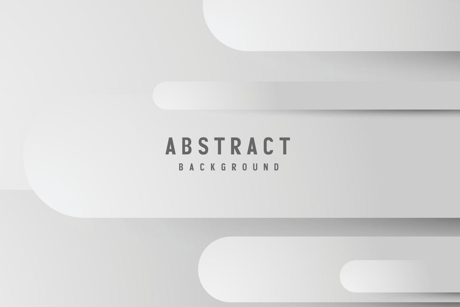 banner abstrato geométrico branco e cinza cor ilustração vetorial de fundo. vetor