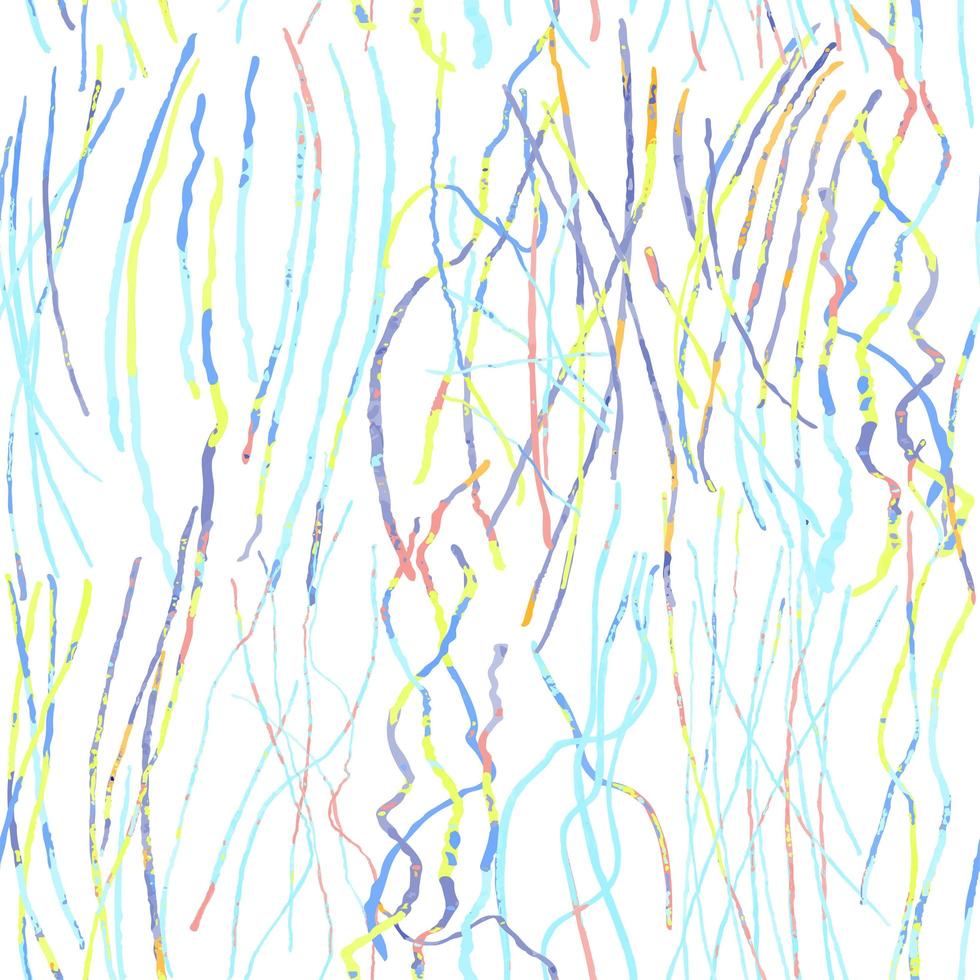 padrão perfeito com linhas abstratas desenhadas à mão, rabiscos vetor