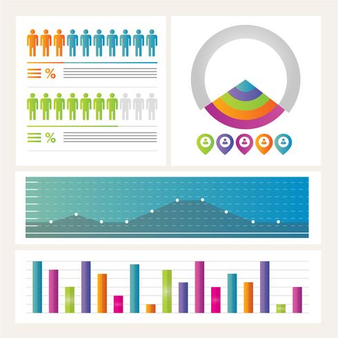 Vector infográfico ilustração