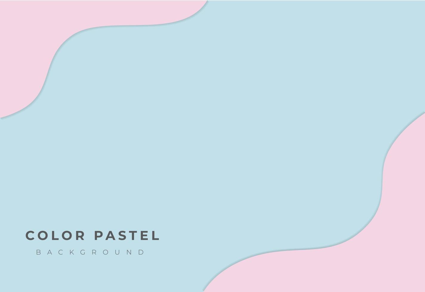 fundo pastel de cor azul e rosa. ilustração vetorial vetor