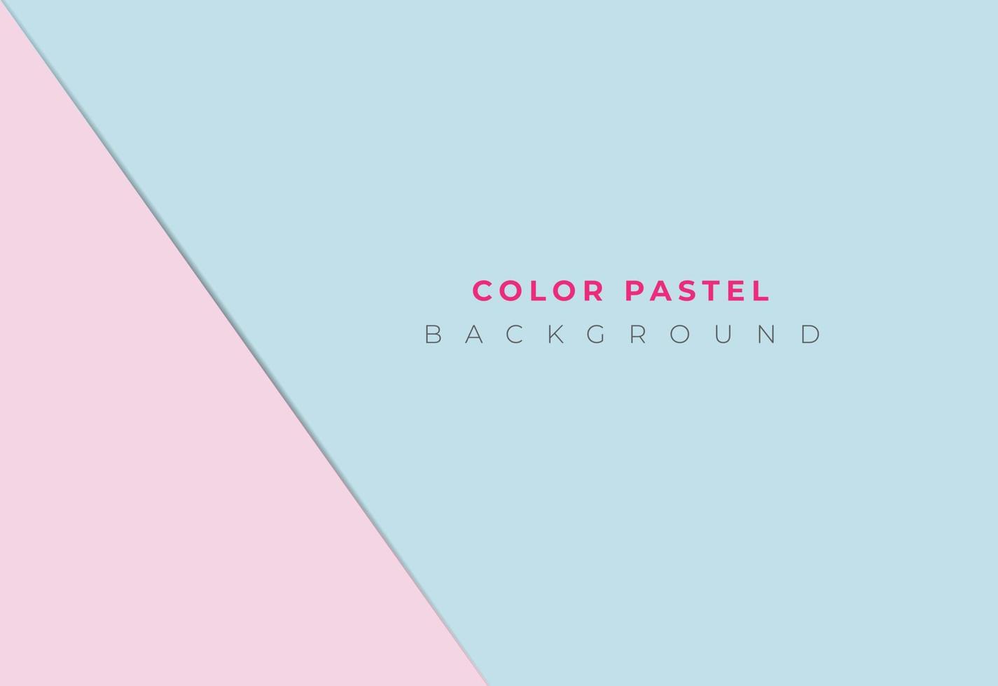 fundo pastel de cor azul e rosa. ilustração vetorial vetor