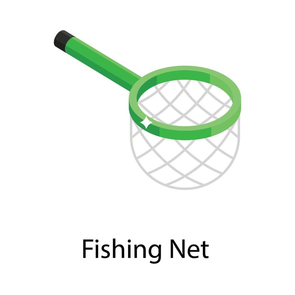 conceitos de rede de pesca vetor