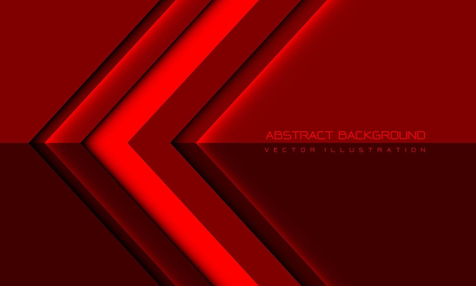 direção de seta grosseira vermelha abstrata geométrica com design de espaço em branco moderno vetor de fundo futurista