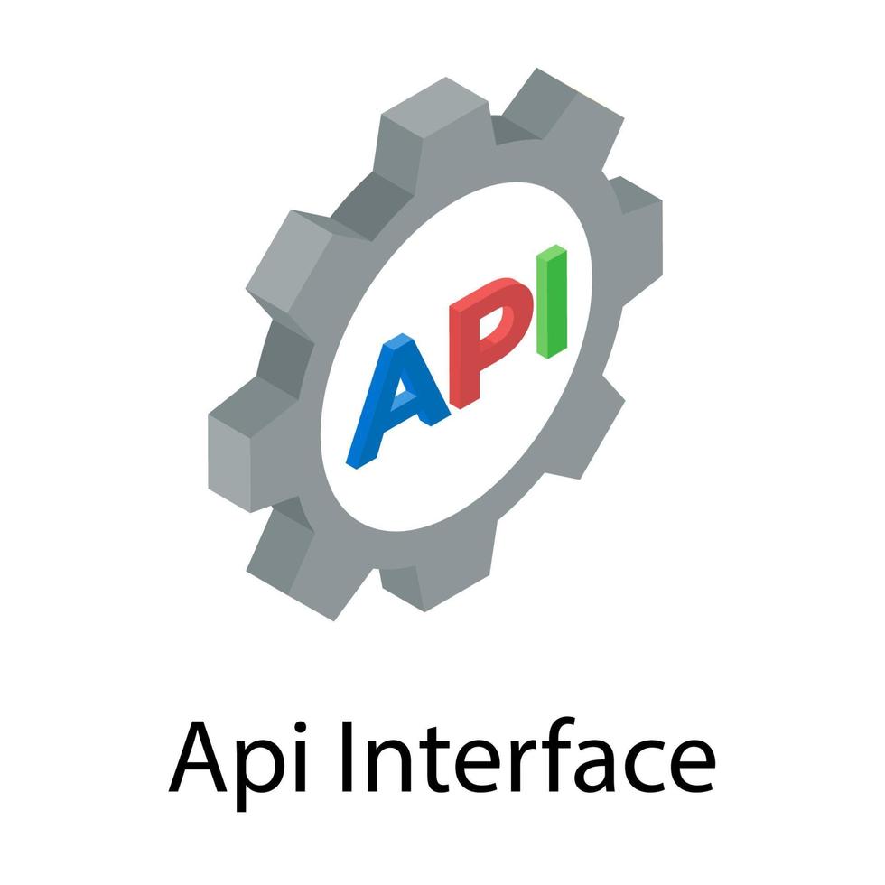 conceitos de interface de API vetor