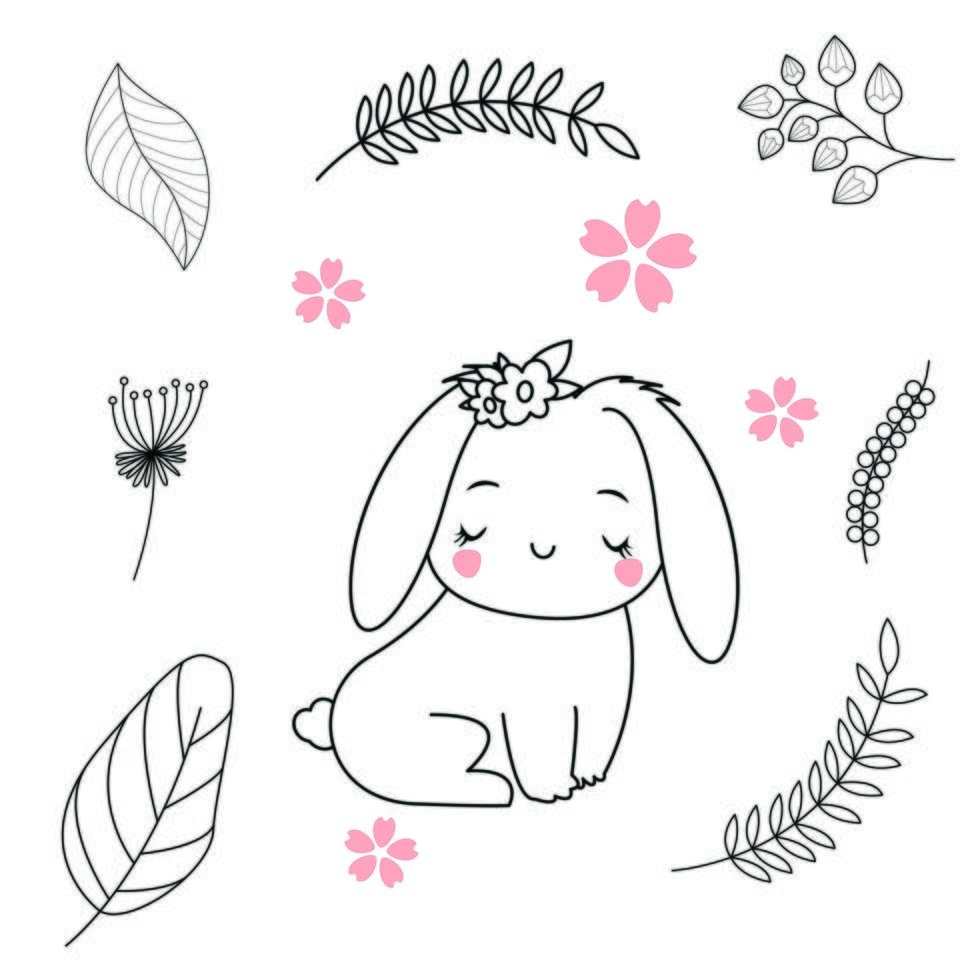 sem costura padrão infantil com animais fofos no estilo preto e branco. ilustração vetorial. lindos animais. texturas criativas de crianças escandinavas para tecido, embrulho, têxtil, papel de parede, roupas. vetor