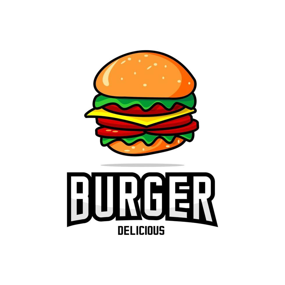 vetor de logotipo humberger