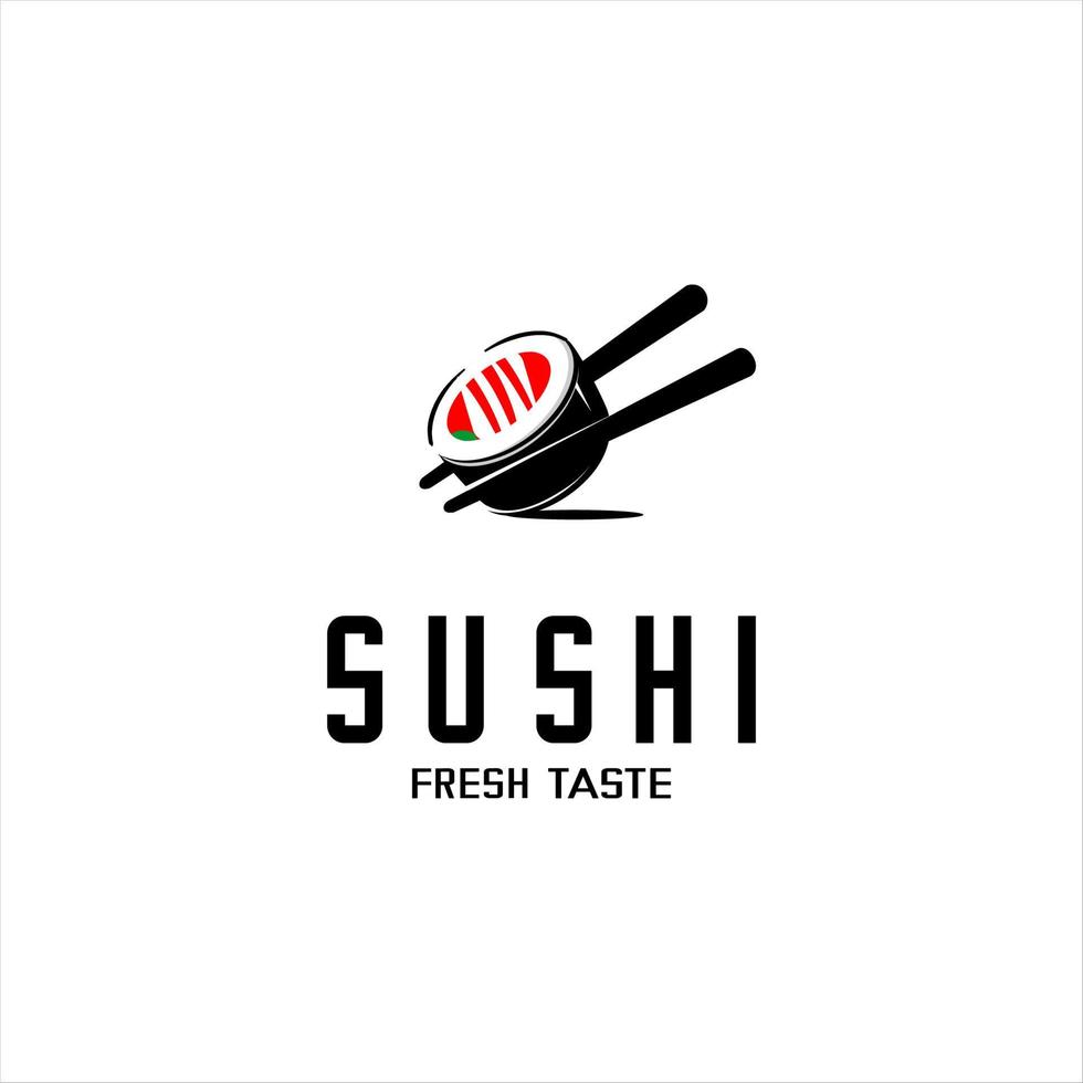 vetor de logotipo de sushi