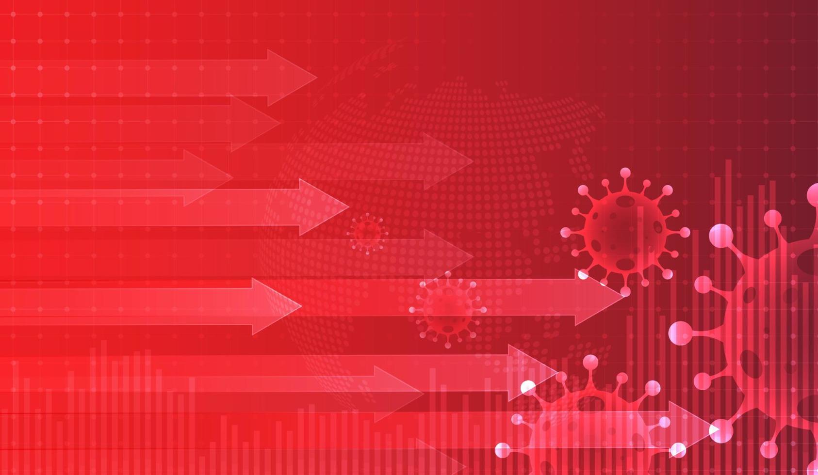 omicron, nova variante do coronavírus covid19 com alfa, beta, delta e gama. gráfico gráfico está caindo da crise econômica no efeito do mapa do mundo para a depressão econômica global e a taxa de desemprego vetor