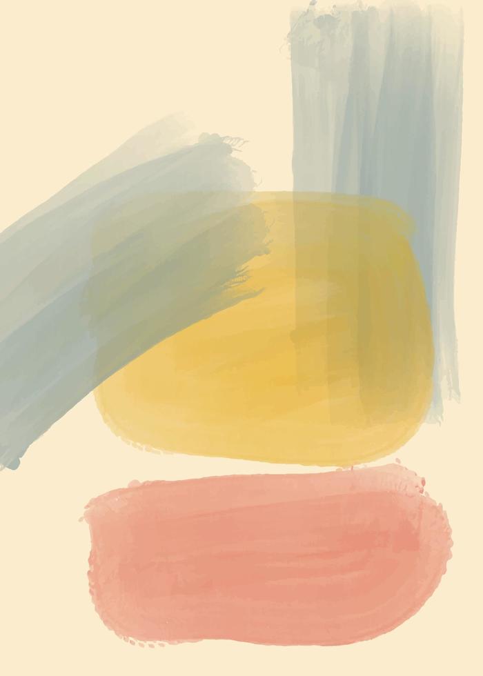 criativo minimalista pintado à mão. fundo de artes abstratas. ilustração vetorial vetor