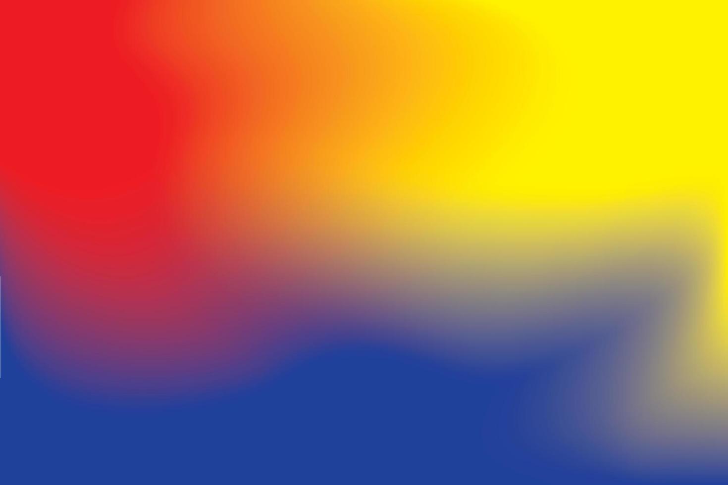 fundo gradiente abstrato. cores primárias, azul, vermelho e amarelo. ilustração vetorial. vetor