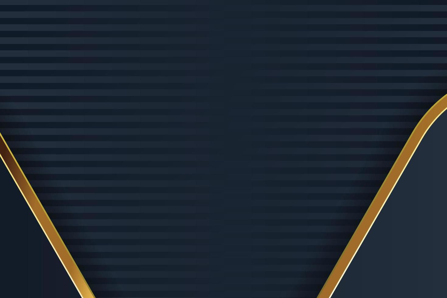 design de banner de ouro com luxo de ouro de estilo moderno minimalista vetor