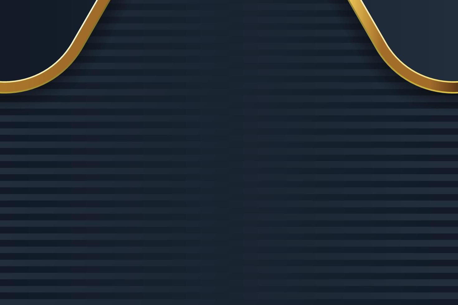 design de banner de ouro com luxo de ouro de estilo moderno minimalista vetor