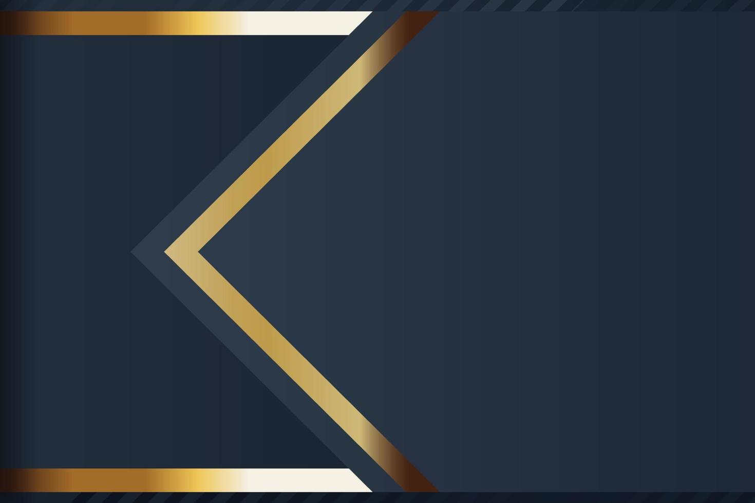 design de banner de ouro com luxo de ouro de estilo moderno minimalista vetor