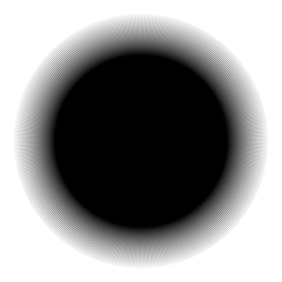 imagem de estilo plano de ilustração vetorial de cor preta ícone de sol vetor