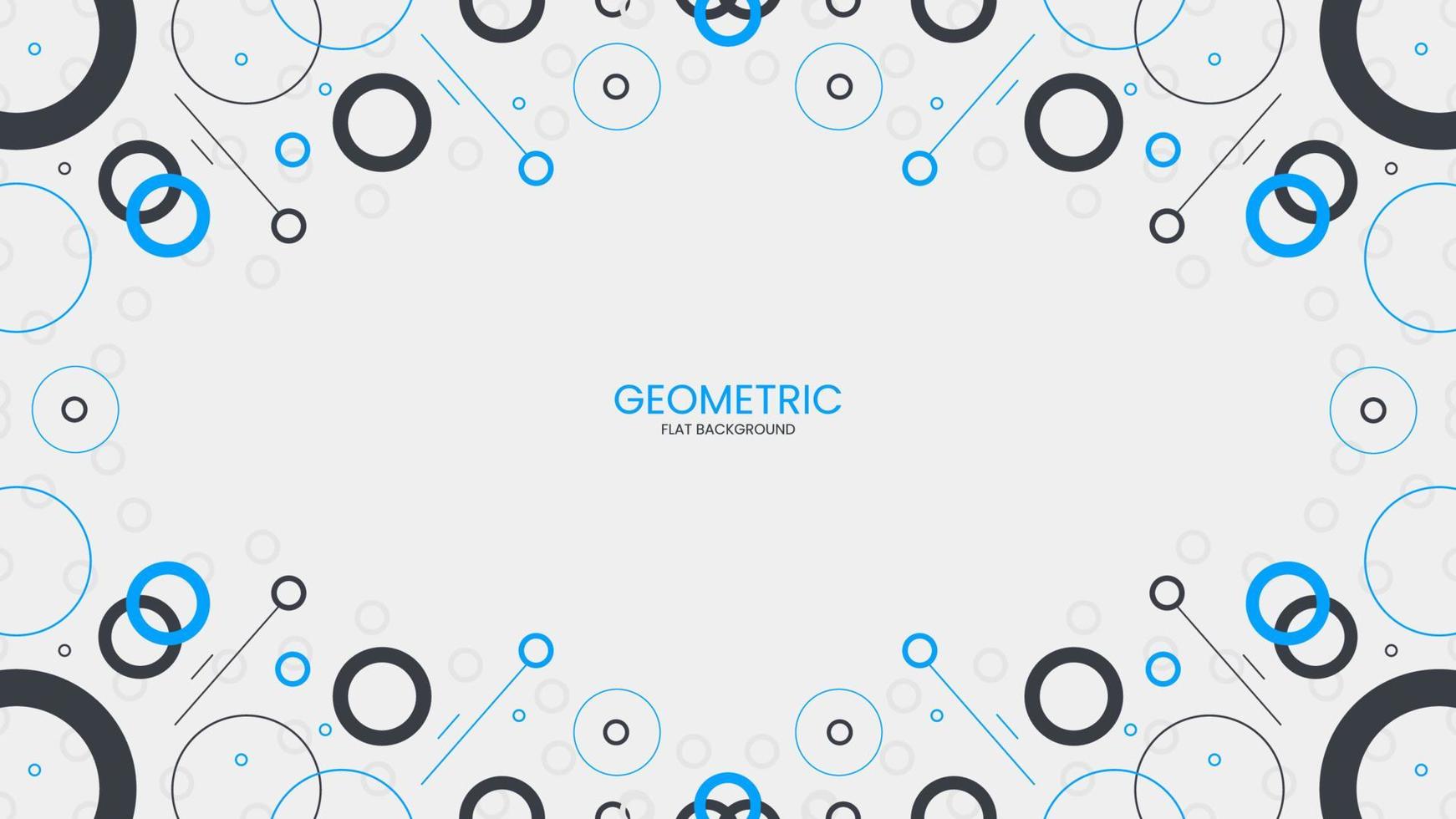 plano de fundo geométrico abstrato com objeto de círculo vetor