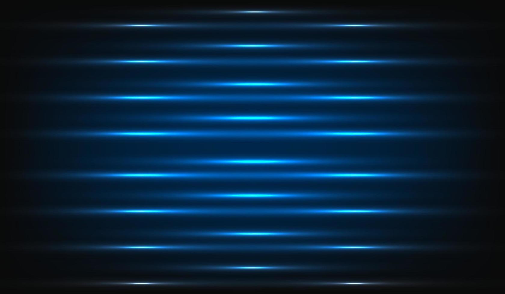 fundo abstrato linhas de luz azul. vetor