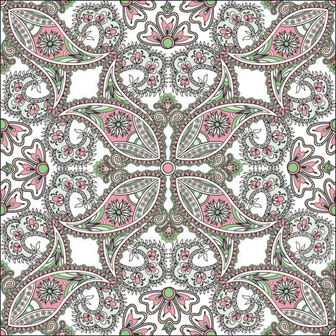 Floral fundo sem emenda. Ornamento Oriental. Padrão floral. vetor