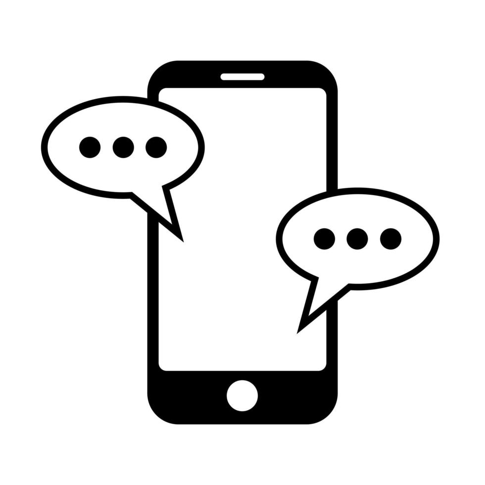 ícone de telefone símbolo de ícone de telefone para app e messenger vetor