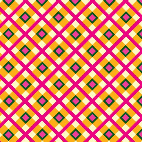 Ornamento de tecido. Seamless tartan pattern Fundo geométrico quadrado vetor