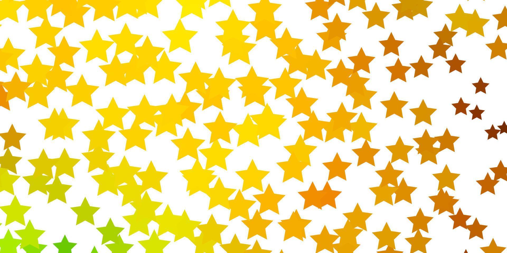 fundo vector verde escuro e amarelo com estrelas coloridas.