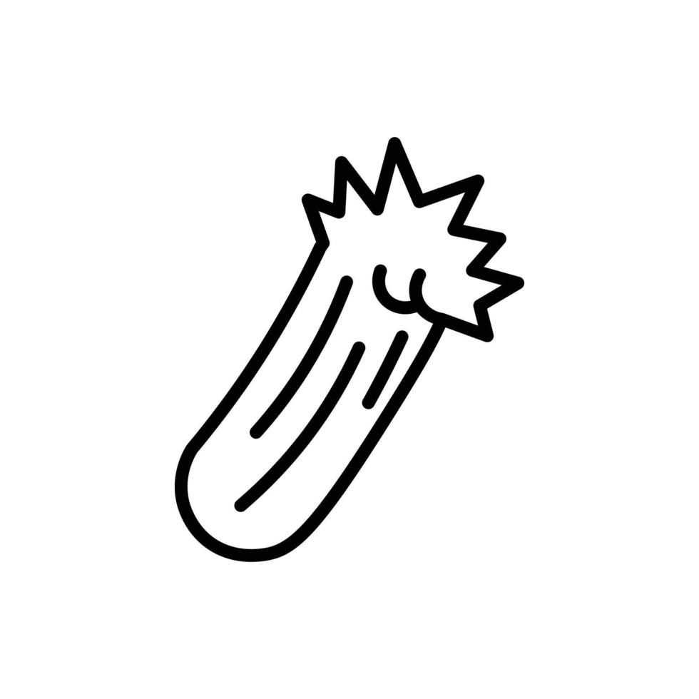 design de ícone de aipo vetor
